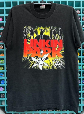 Linkin Park林肯公园巡演周边T恤post-punk美式复古重磅棉短袖潮