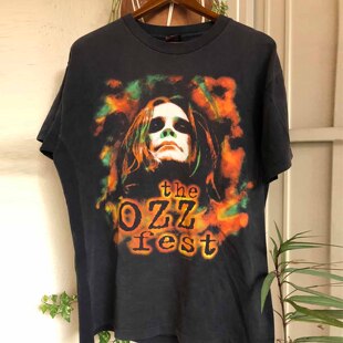 Ozzy Osbourne奥兹·奥斯朋黑色安息日主唱重磅潮牌美式短袖T恤男