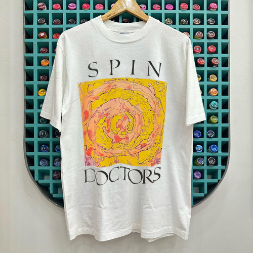 SpinDoctors摇滚乐队美式T恤棉