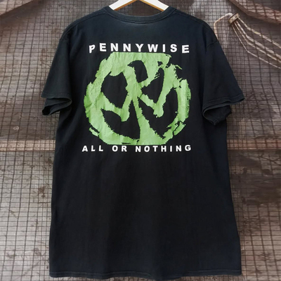Pennywise摇滚乐队美式纯棉T恤衫
