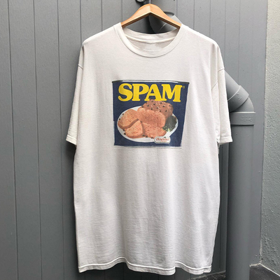 SPAM午餐肉罐头欧美风短袖