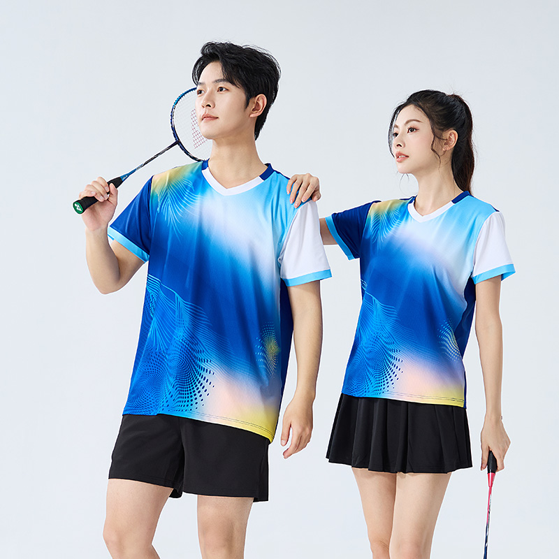 羽毛球服套装女款运动训练服男款乒乓球服短袖专业比赛队服定制