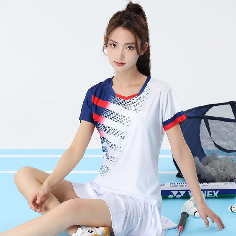 新款羽毛球服男女款套装速干透气排球服网球服乒乓球衣运动服定制