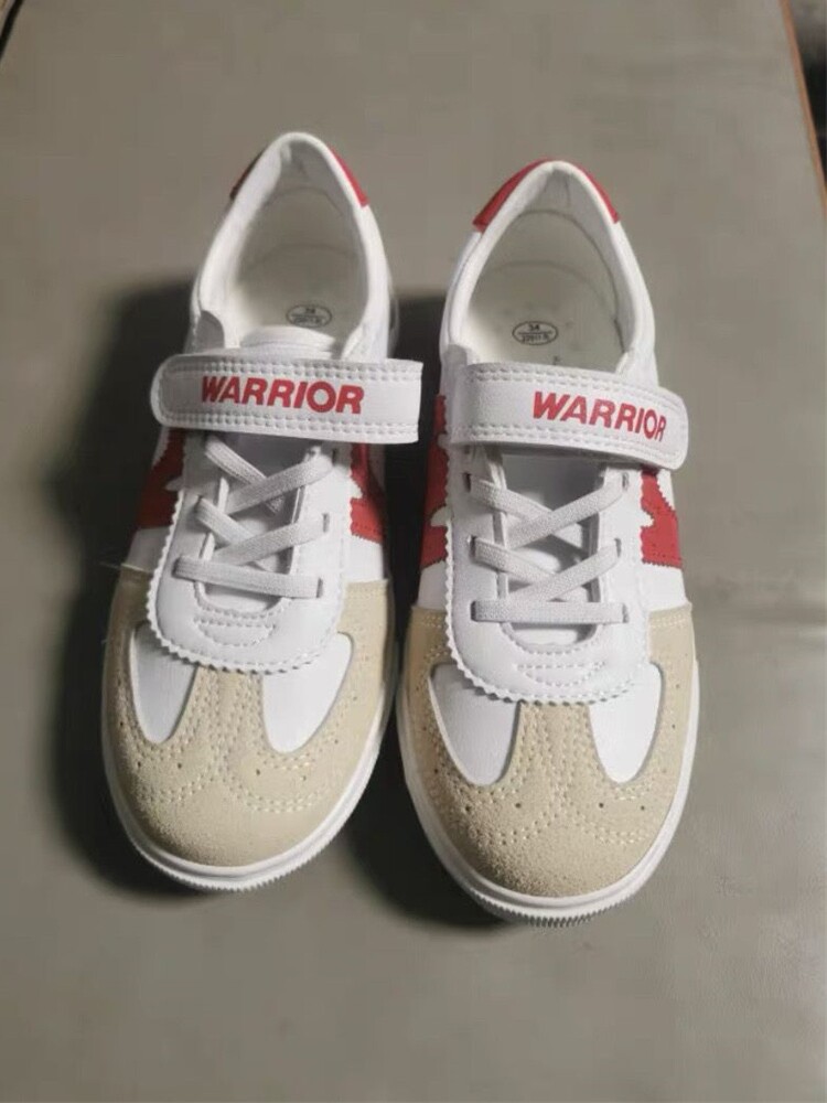 Warrior/回力小学生帆布鞋小白鞋