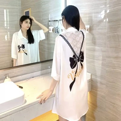 私密公主真丝短袖夏季性感