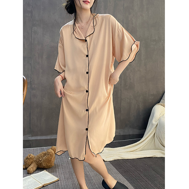真丝家居服私密公主丝绸