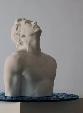 DOONE自由之海雕塑摆件原创石膏