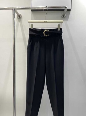 【堂家TXQ】V29秋装哈伦小脚铅笔裤神款泉熙正品金色大铁圈