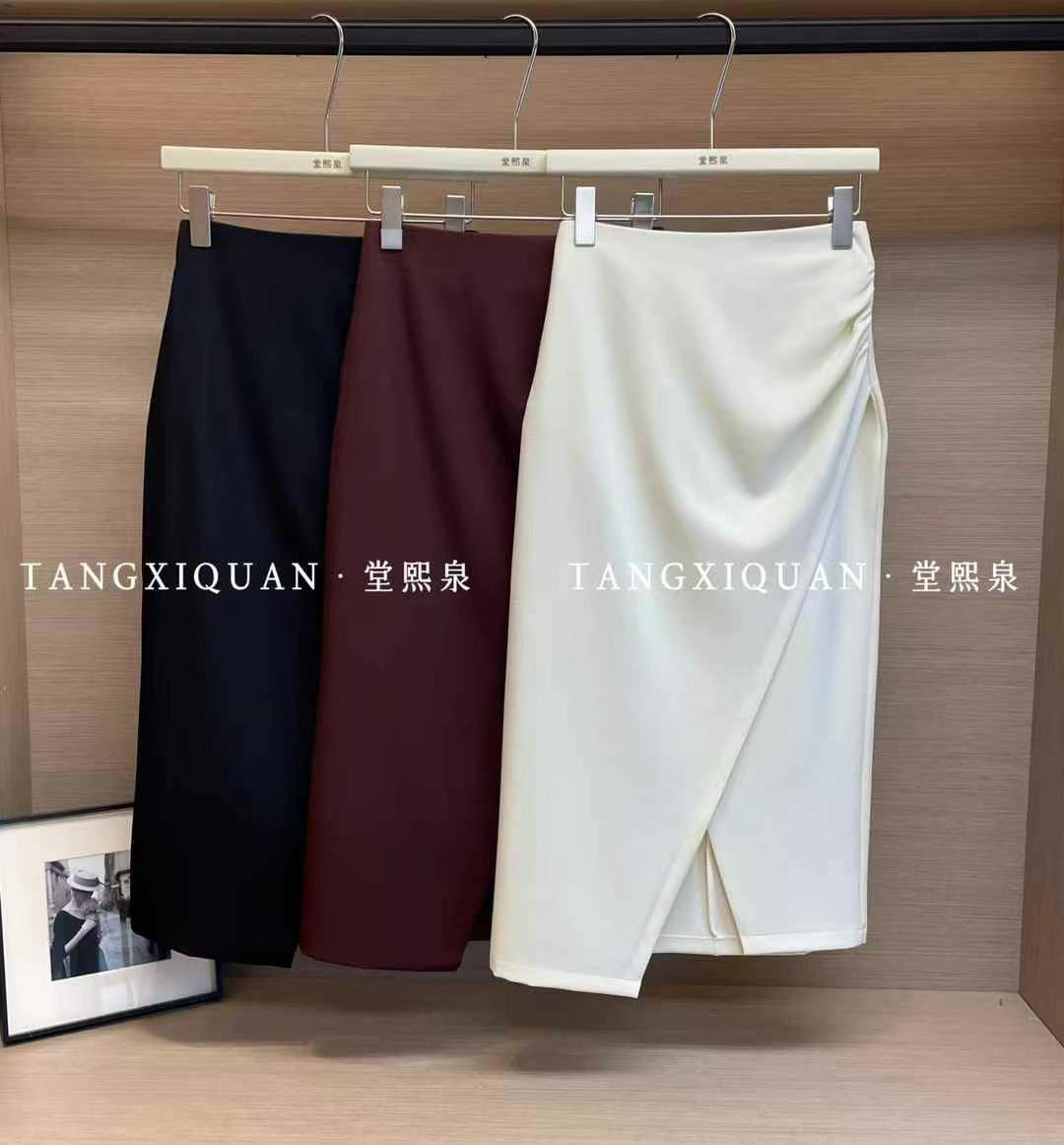 【堂家】裙子A072半身中长裙泉熙正品女装春夏装