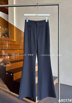 【堂家TXQ】A8017喇叭裤高腰裤春装泉熙正品女装