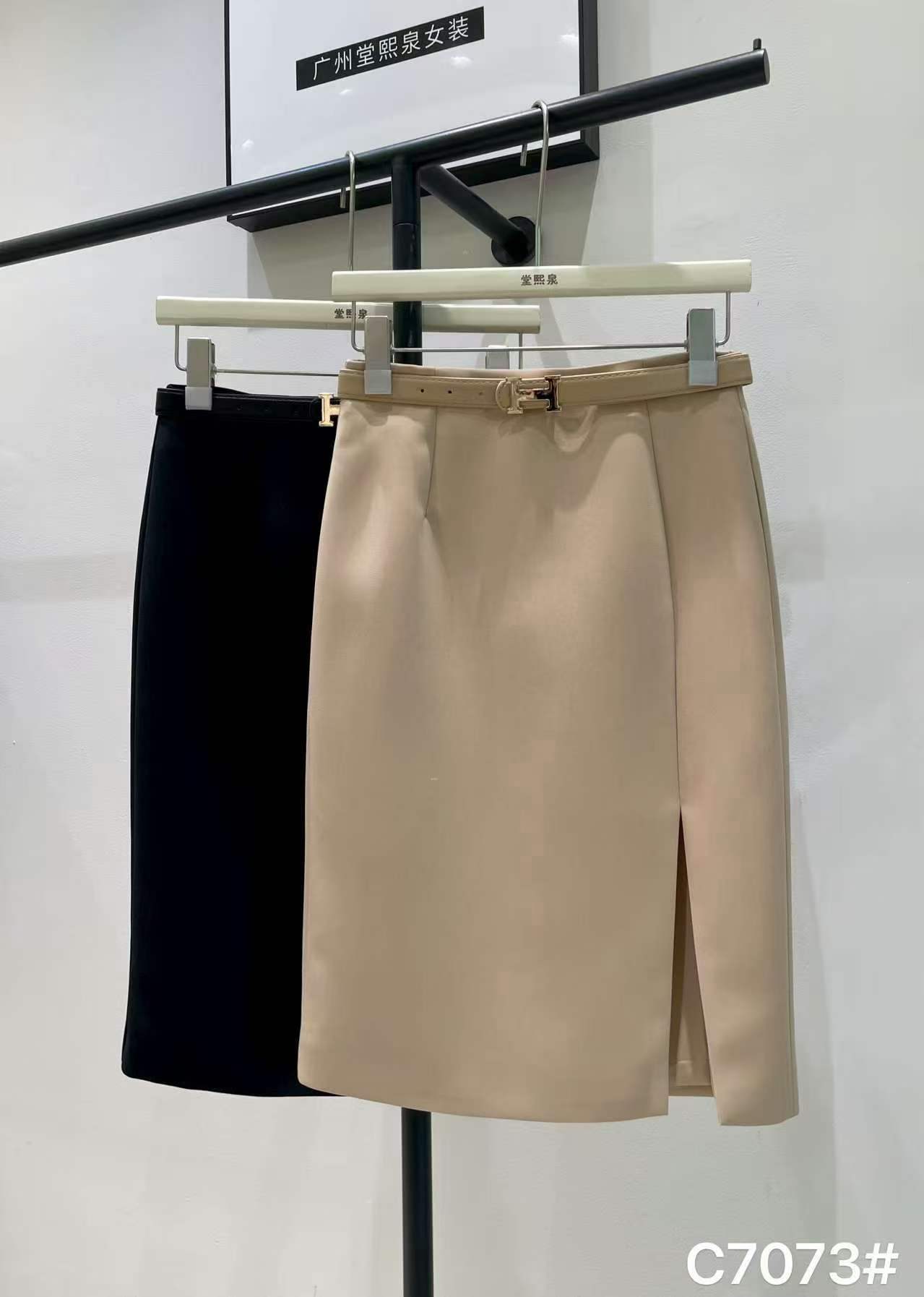 【堂家TXQ】C7073裙子半身包臀中长泉熙女夏装