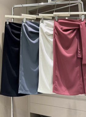 【堂家】裙子8008半身中长裙泉熙正品女装夏装半身包裙子