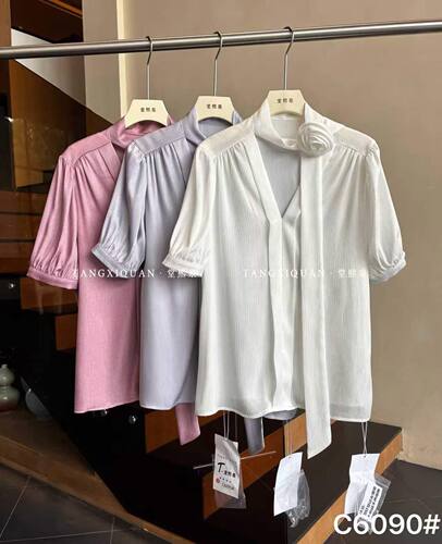 【堂家TXQ】C6090夏装短袖衬衫泉熙正品衬衣小衫