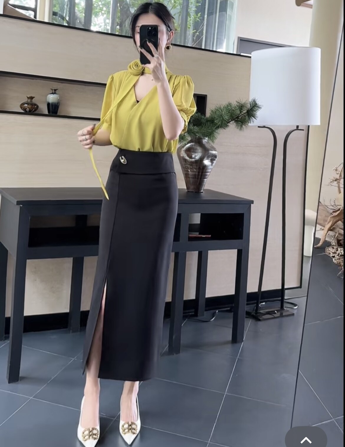【堂家TXQ】A8058裙子半身包臀中长泉熙女夏装