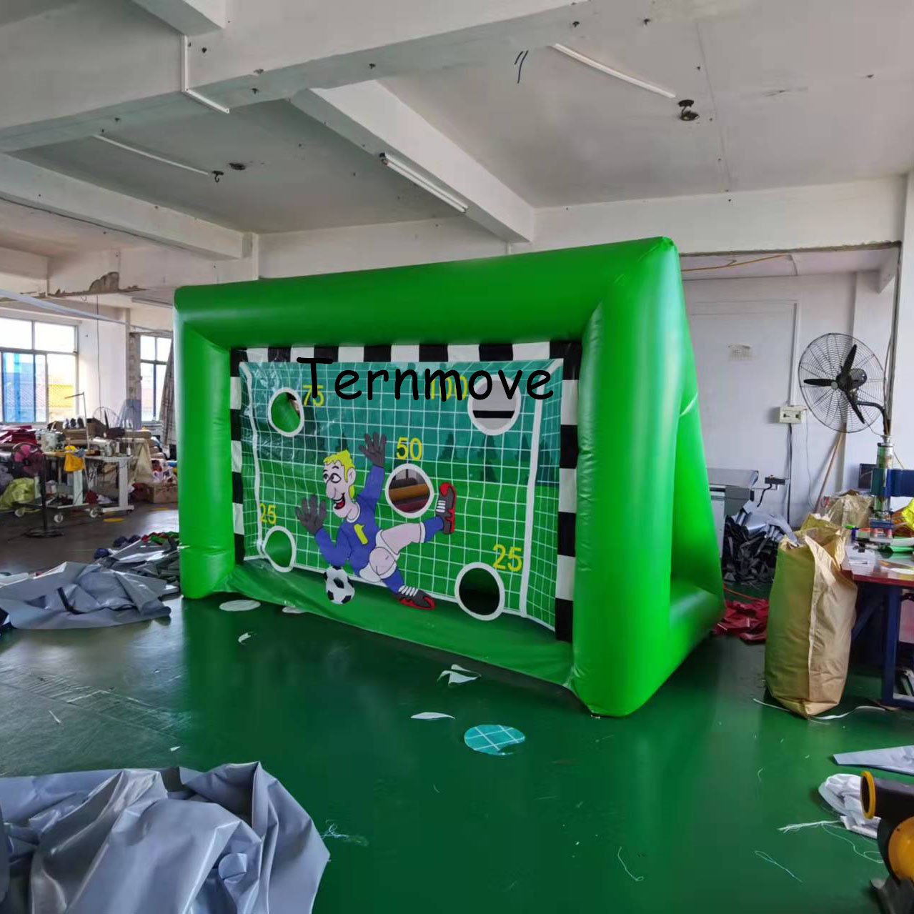 充气足球九宫格趣味运动会道具点球射门足球门世界杯拓展游戏器材