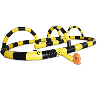 充气KT足球场户外移动射门水上排球游乐园运动玩具设备赛道围护栏