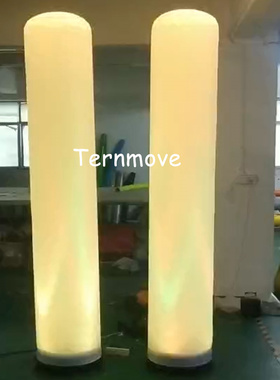 定制充气灯柱气模发光手机文具店铺开业活动户外装饰灯柱灯箱招牌