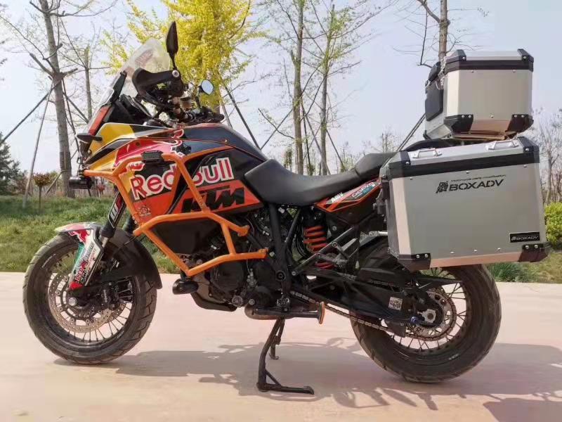 适用KTM1190ADV三箱 1090 1290 1050R边箱尾箱大包围护杠支架途乐