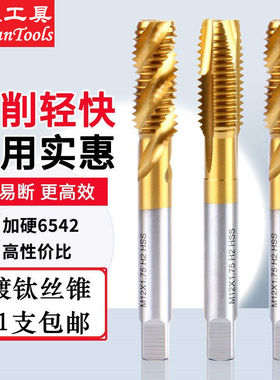 机用丝锥高速钢HSS丝锥丝攻螺纹M34先端M5M6M7M8M10M16螺旋M20M24