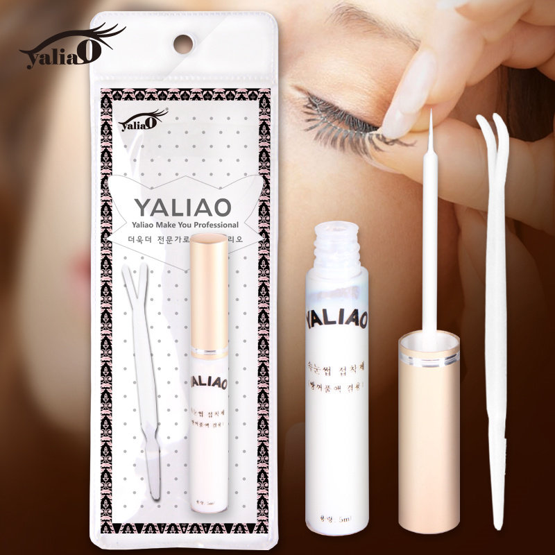 Yaliao5ml假睫毛 超粘防过敏 定型霜自然隐形不伤眼胶水