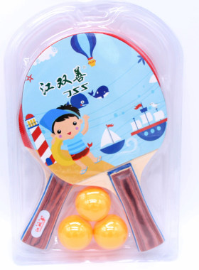 乒乓球拍套装三星初学者成品