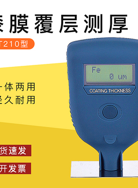 一体两用漆膜覆层测厚（F/N) TT210 铁铝 铁基磁感应大量程6000um
