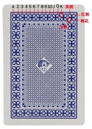 钓鱼扑克牌8068一代经典魔术扑克