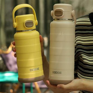 运动保温杯大容量2025新款男生高颜值便携水壶316不锈钢吸管水杯