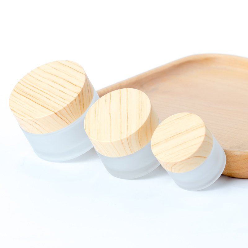 磨砂玻璃膏霜盒泡瓶粉底液乳液化妆棉面霜分装瓶便携木纹盖试用装,彩妆/香水/美妆工具,美妆蛋/扑/海绵,淘宝优惠券,粉丝福利购,淘宝优惠卷