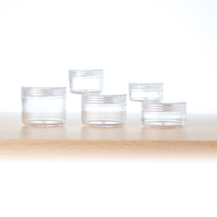 膏霜散粉透明分装盒压缩面膜纸泡瓶5/10/20g化妆品旅行分装瓶空瓶