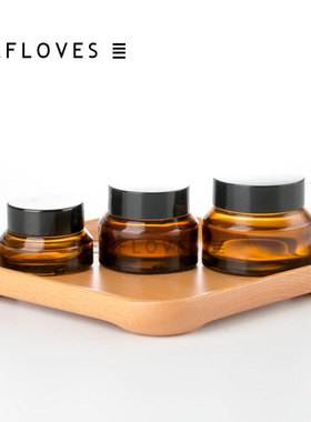DIY玻璃化妆品分装面膜避光瓶