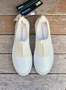 厚底乐福鞋 澳洲TASMAN 舒适板鞋 春秋一脚蹬懒人鞋 AUS开口笑小白鞋