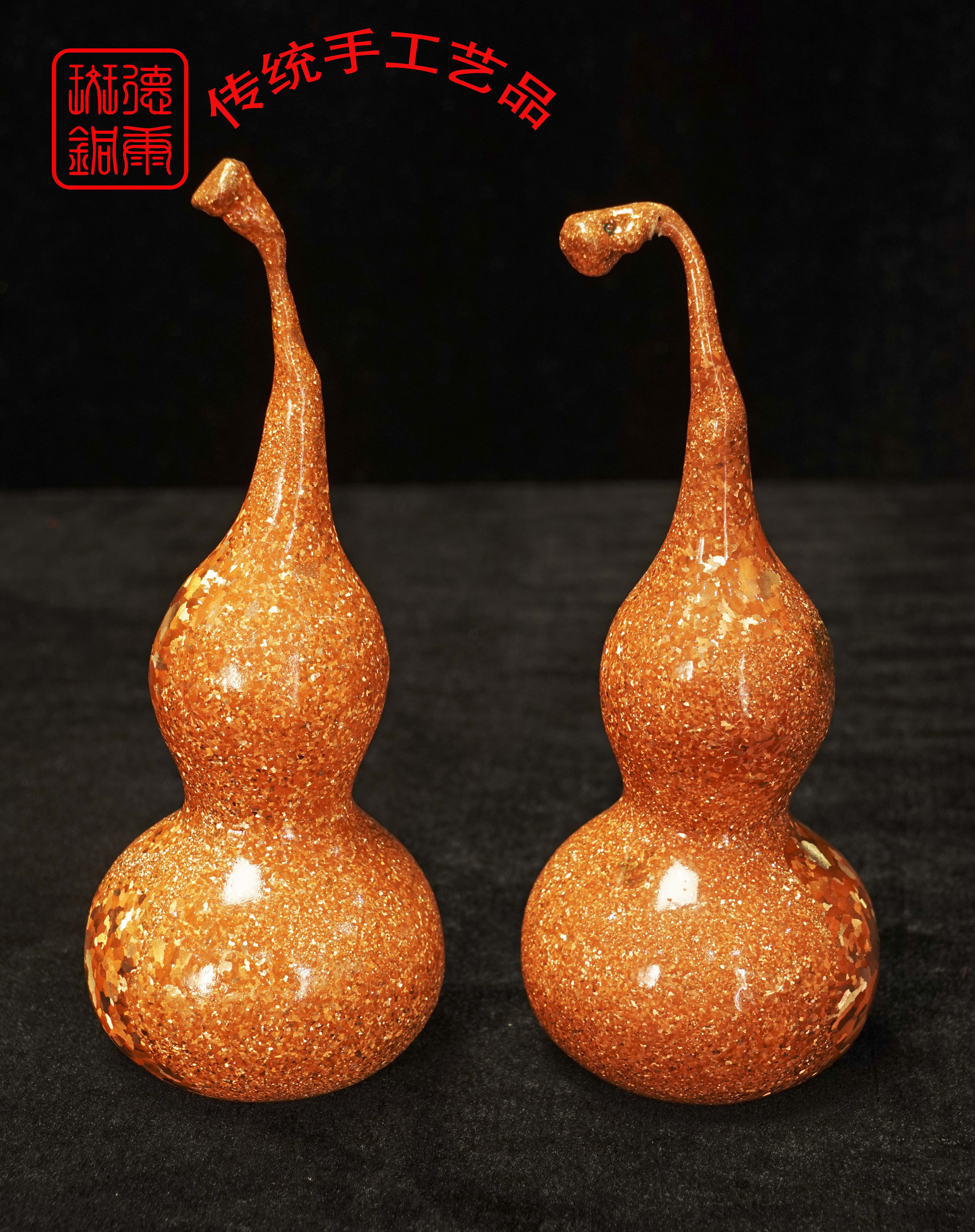 云南会泽德康斑铜传统手工艺品葫芦镇宅招财风水非遗传承人康贵友