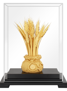 金箔大卖麦穗家居摆件