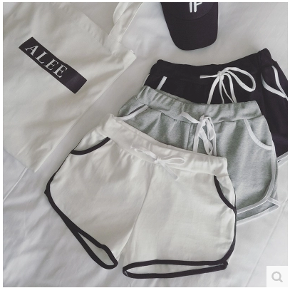 夏季2019新款韩版宽松学生运动短裤女大码居家跑步热裤高腰阔腿裤在类目 女装/女士精品, 裤子, 休闲裤中 - 来自Buy2taobao.com提供专业的淘宝代购服务