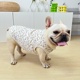 狗狗衣服秋冬加厚保暖马甲夹棉碎花棉背心法斗巴哥斗牛犬宠物衣服