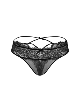 浪漫纯白法式纯欲少女蕾丝内裤女士夏季透明性感三角裤低腰诱惑女