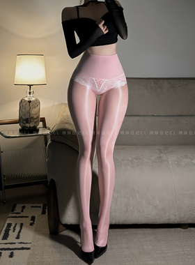 辣妹日记CL「幽梦」40D无缝裆丝滑光泽舍宾丝袜性感油亮连裤袜 女