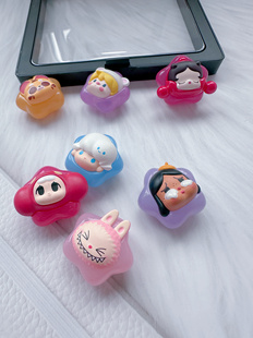 正品泡泡玛特幸运星萌粒公仔五角星dimoosp潮玩手办摆件diy材料