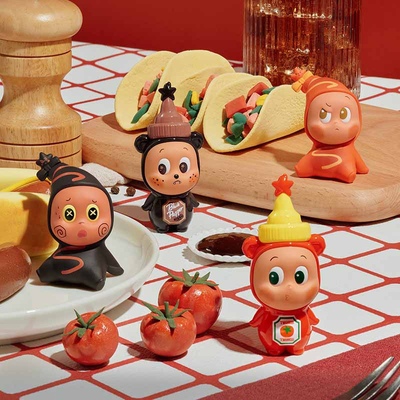 泡泡玛特星星人随心配系列玩具