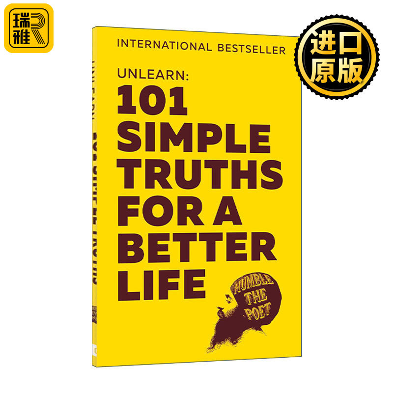 英文原版 Unlearn 101 Simple Truths For a Better Life 摒弃旧念 101个让生活更美好的简单真相 英文版 进口英语原版书籍