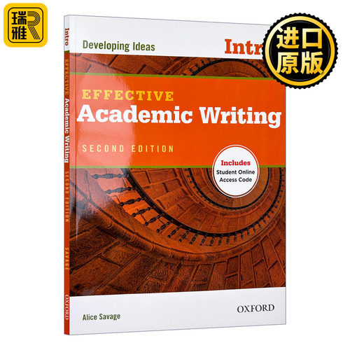 现货 Effective Academic Writing Second Edition Introductory Student Book 牛津学术英语写作教材