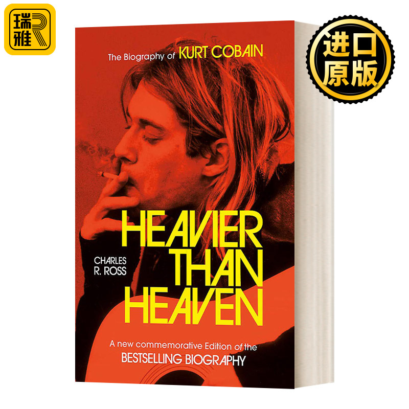 英文原版 Heavier Than Heaven 重于天堂 科特·柯本传 英文版 Charles R. Cross 进口英语原版书籍