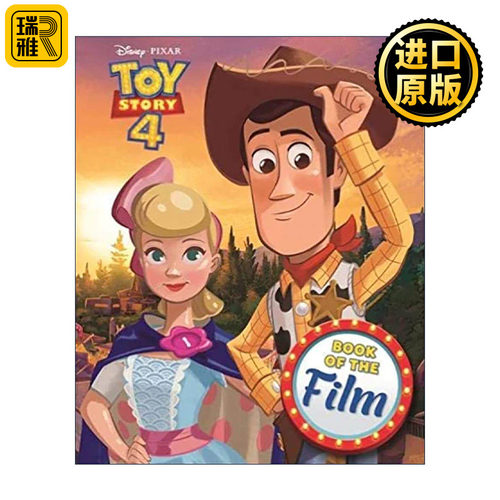 英文原版 Disney Pixar Toy Story 4 Book of the Film 皮克斯动画 玩具总动员4 儿童精装绘本 英文版 进口英语原版书籍
