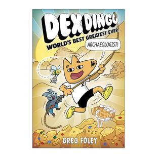 英文原版 Dex Dingo 袋鼠戴克斯系列2 世界伟大考古学家 儿童搞笑漫画 Greg Foley 英文版 进口英语原版书籍