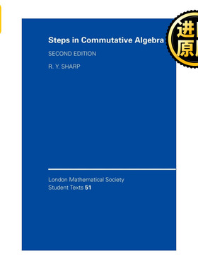 Steps in Commutative Algebra 交换代数入门教学 伦敦数学会学生文本系列
