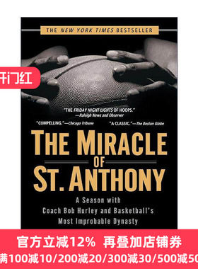 英文原版 The Miracle of St. Anthony 圣安东尼的奇迹 赛季教练鲍博·赫利与篮球不可思议的王朝 传记 沃伊纳罗夫斯基 英文版