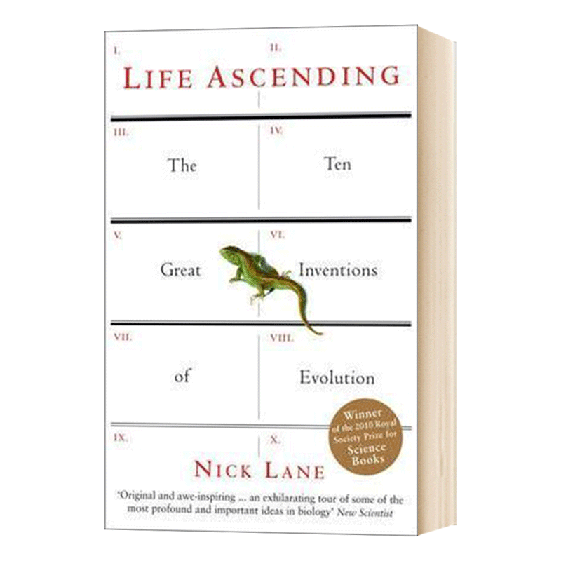 生命的跃升 英文原版 Life Ascending Nick Lane 演化史上的十大发明 尼克莱恩著 Nick Lane 全英文版进口英语书籍