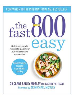 英文原版 The Fast 800 Easy 130道简单方便的低卡路里食谱 英文版 进口英语原版书籍