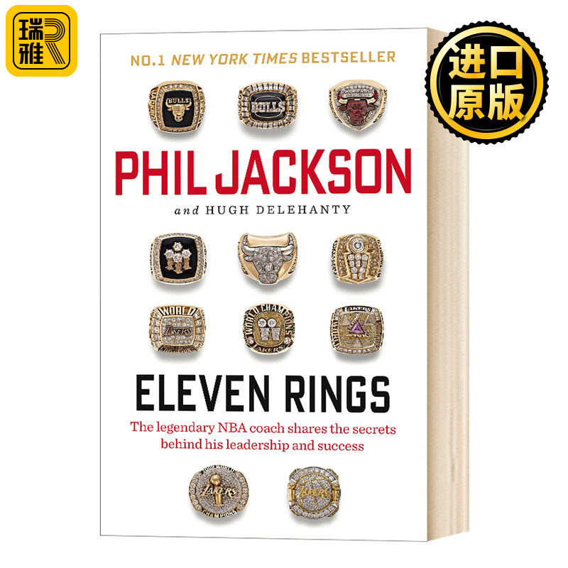 11枚戒指 Eleven Rings 英文原版人物传记 禅师菲尔杰克逊自传 英文版 Virgin Books 进口原版英语书籍_虎窝淘